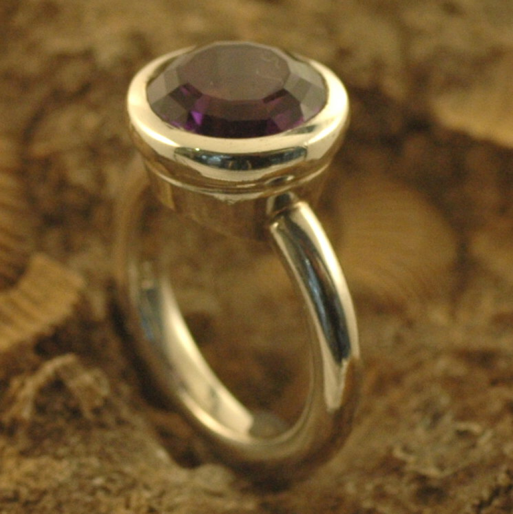 Amethyst-Ring Silber